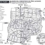 mapa del cementerio de père lachaise